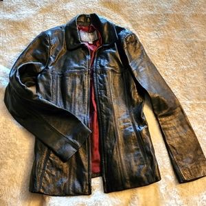 Vintage Wilson's Leather black jacket